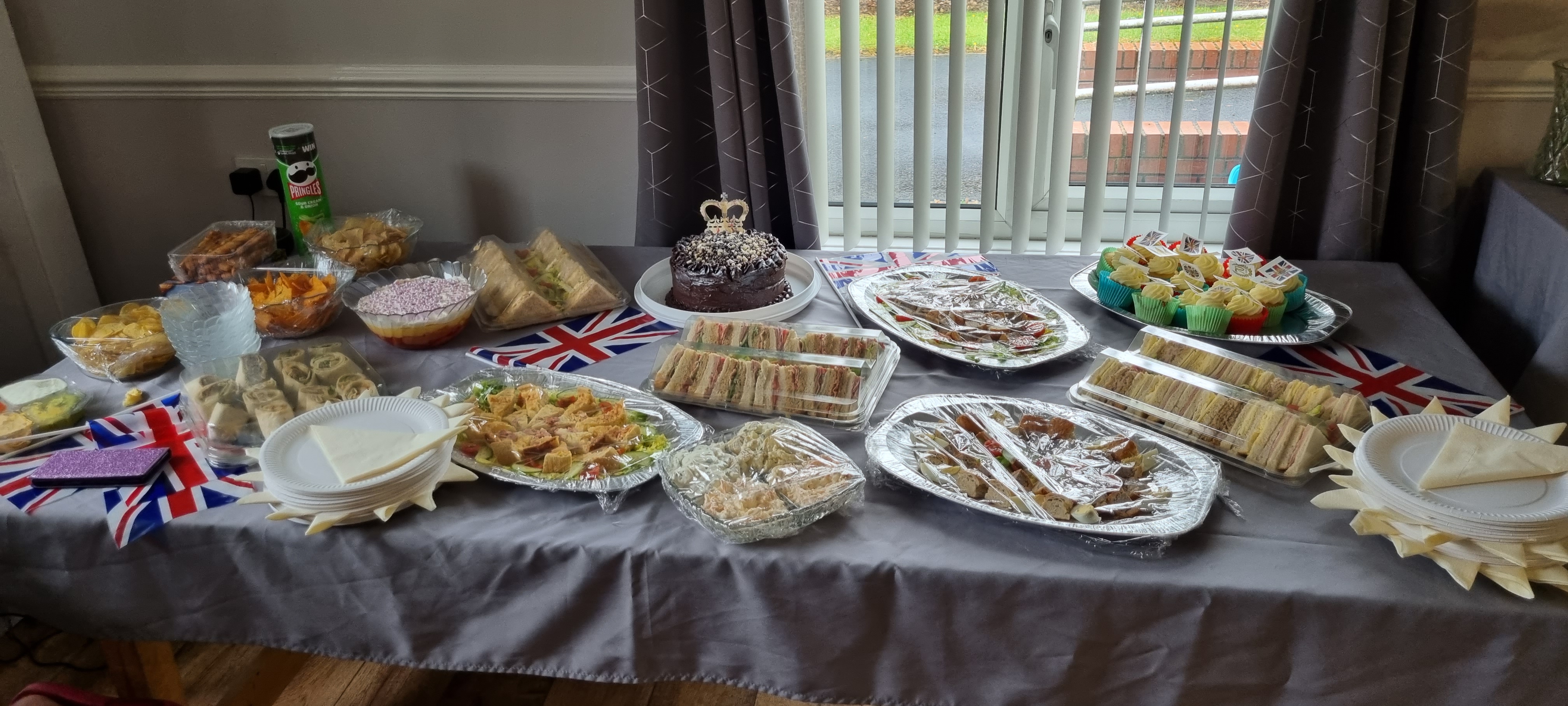 Catering spread