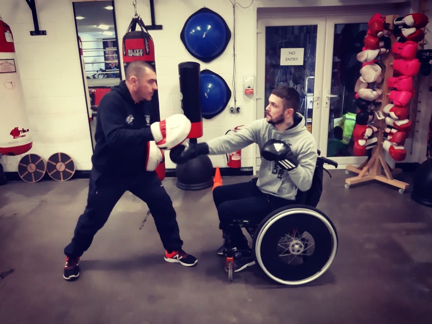 Twelve Rounds with wheelchair boxer, Jamie Kosack Walsingham Support