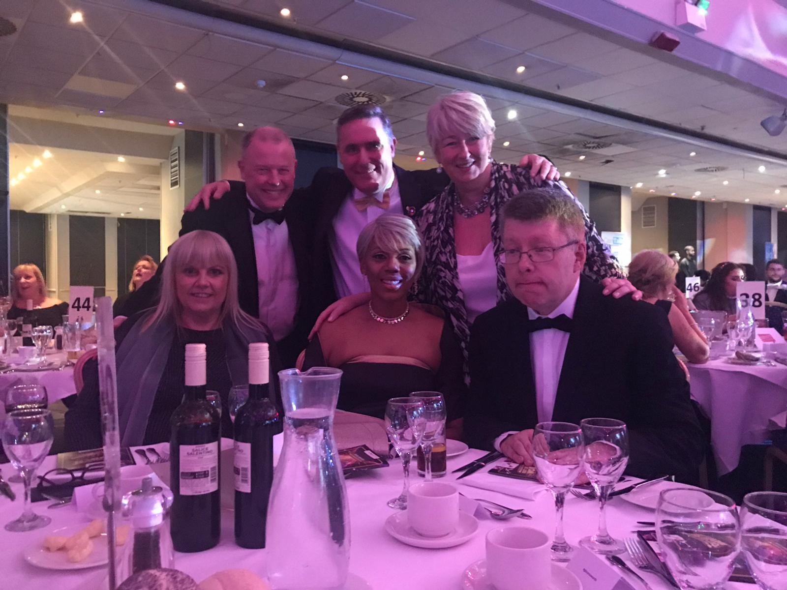 Jane Devine at Great South East Care Awards